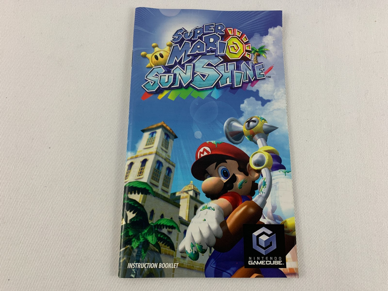 Nintendo GameCube Super Mario Sunshine Manual ONLY, No Game Included