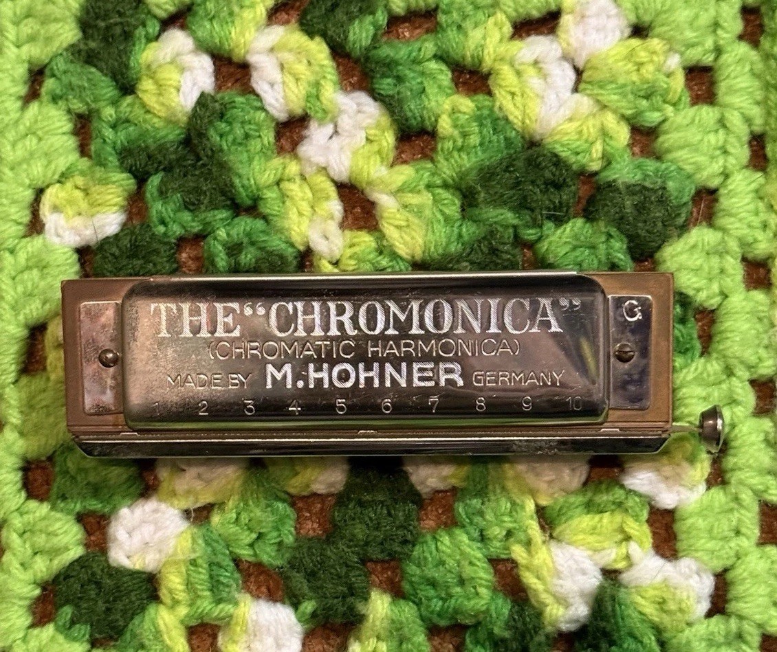 Vintage M. Hohner The Chromonica 260 Harmonica Key of G GERMANY Discontinued