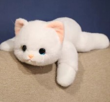 White Kitten Cat 12" Stuffed Animal Plush Toys Toddler Doll Kids Gifts