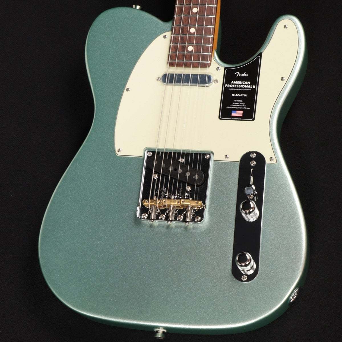 Fender American Professional II Telecaster Mystic Surf Green #GG33p