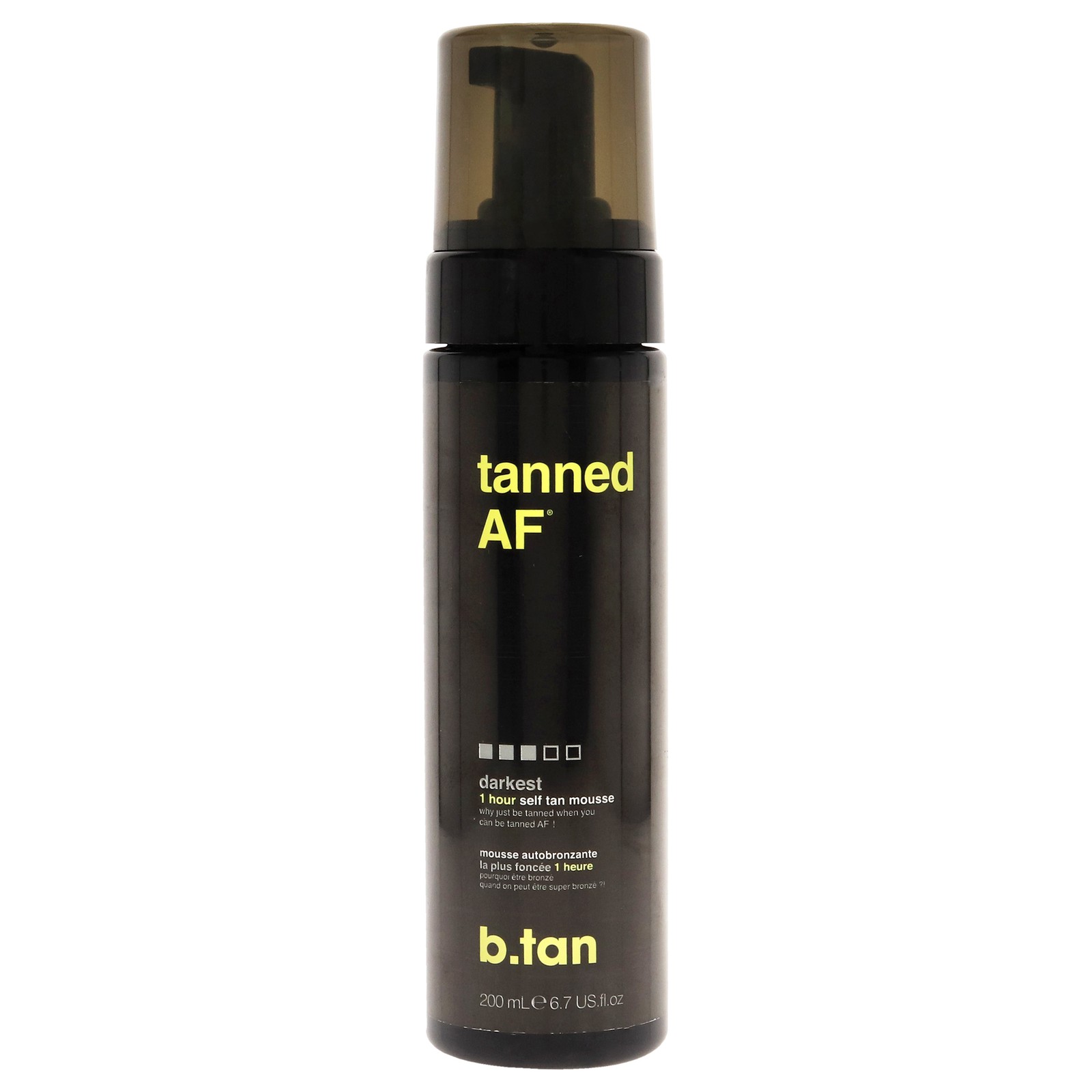 2 Pack Tanned Af Self Tan Mousse by B.Tan for Unisex - 6.7 oz Mousse