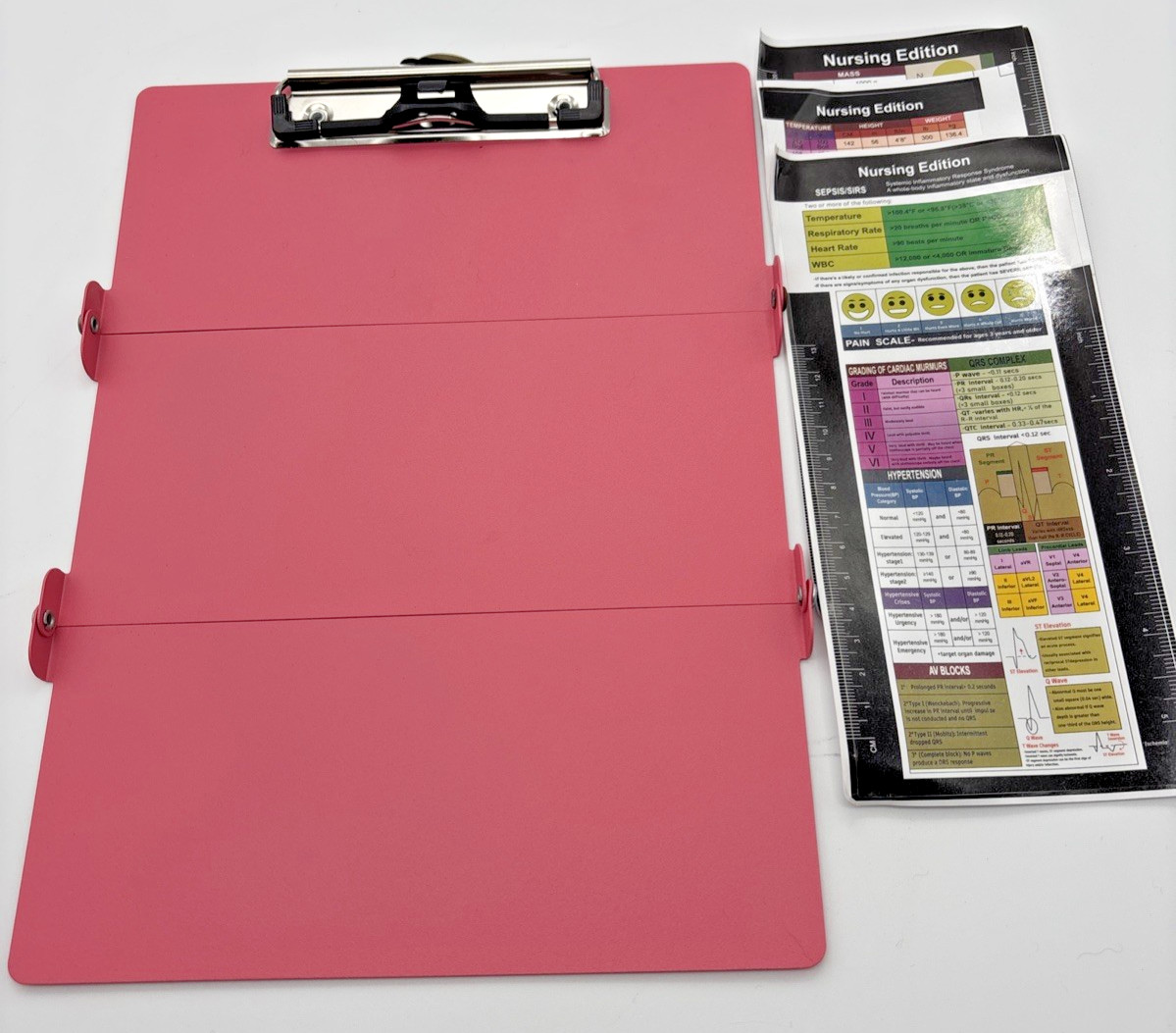 Whitecoat Clipboard® - Pink Nursing Edition Tri-Fold-Open Box-New -Fast Shipping