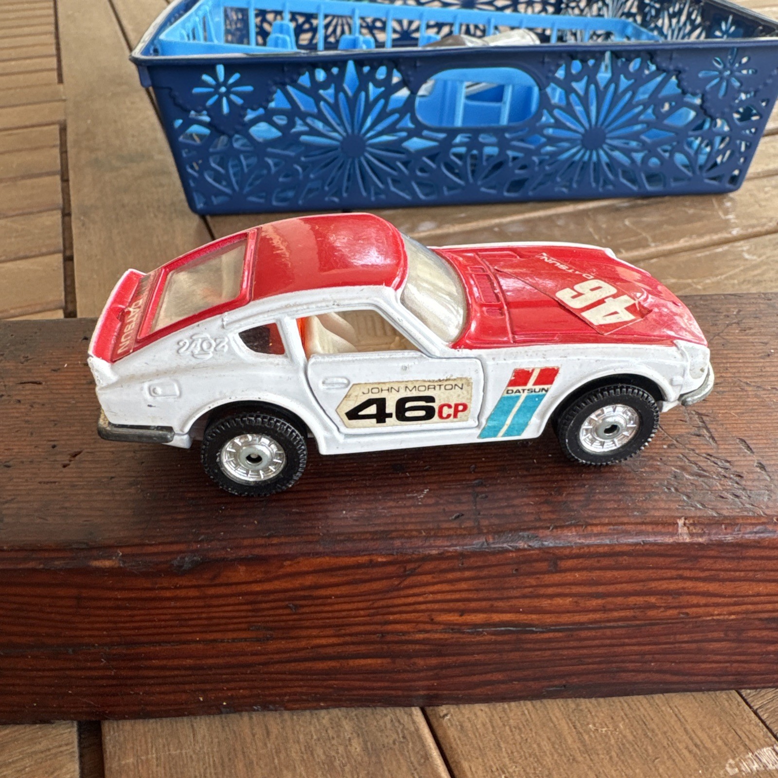 Corgi Toys Datsun 240Z - NEAR MINT - Vintage 1975 Whizzwheels #396