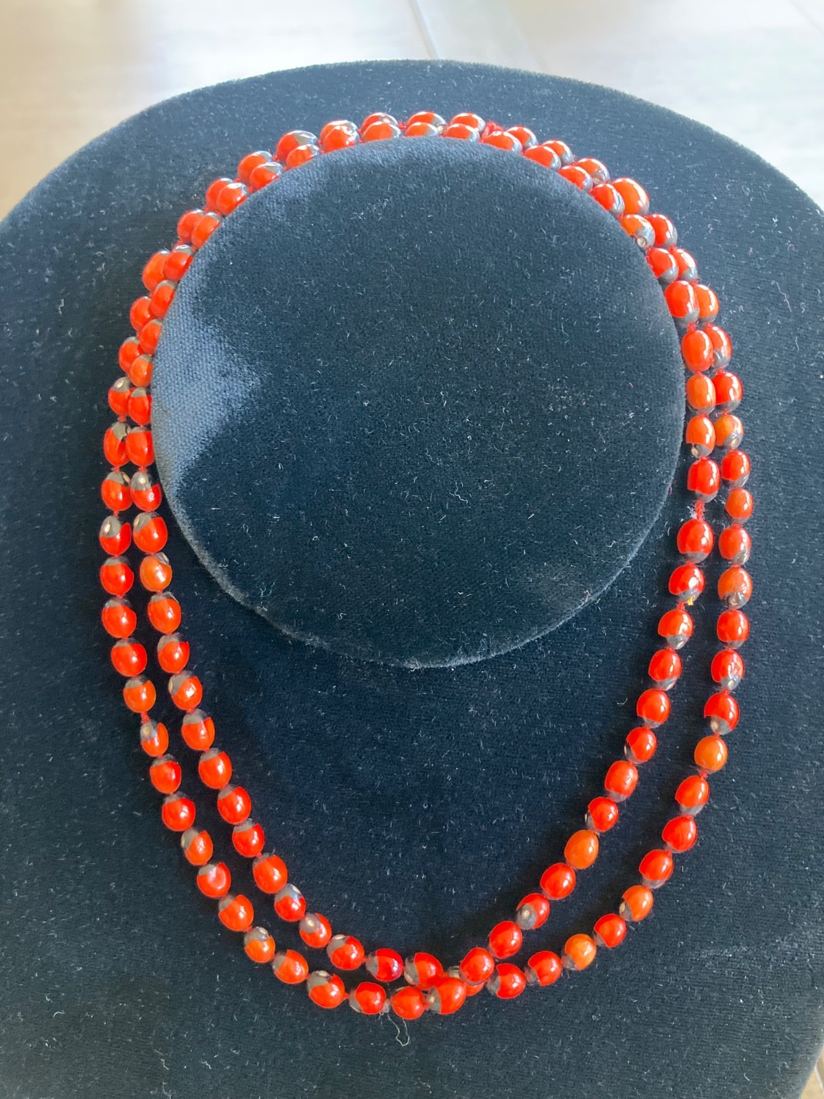 Huayruro Seed Good Fortune Red and Black Beaded Necklace