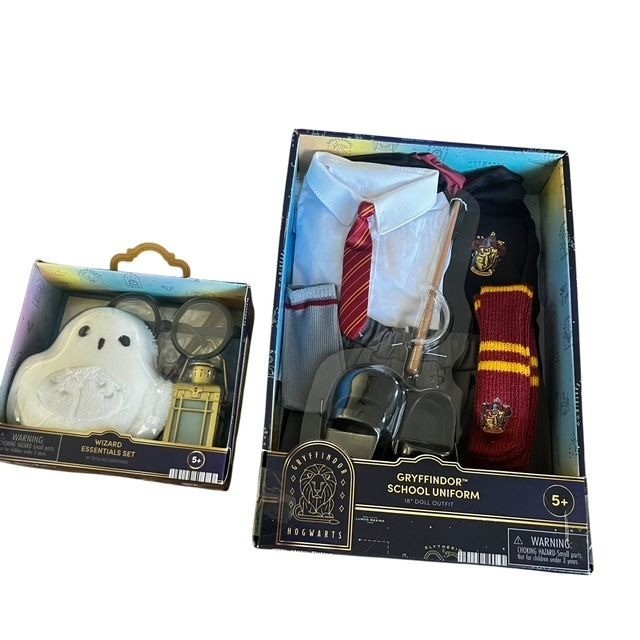 Harry Potter School Uniform and Wizard Essentials 18" Doll Accessory Kits