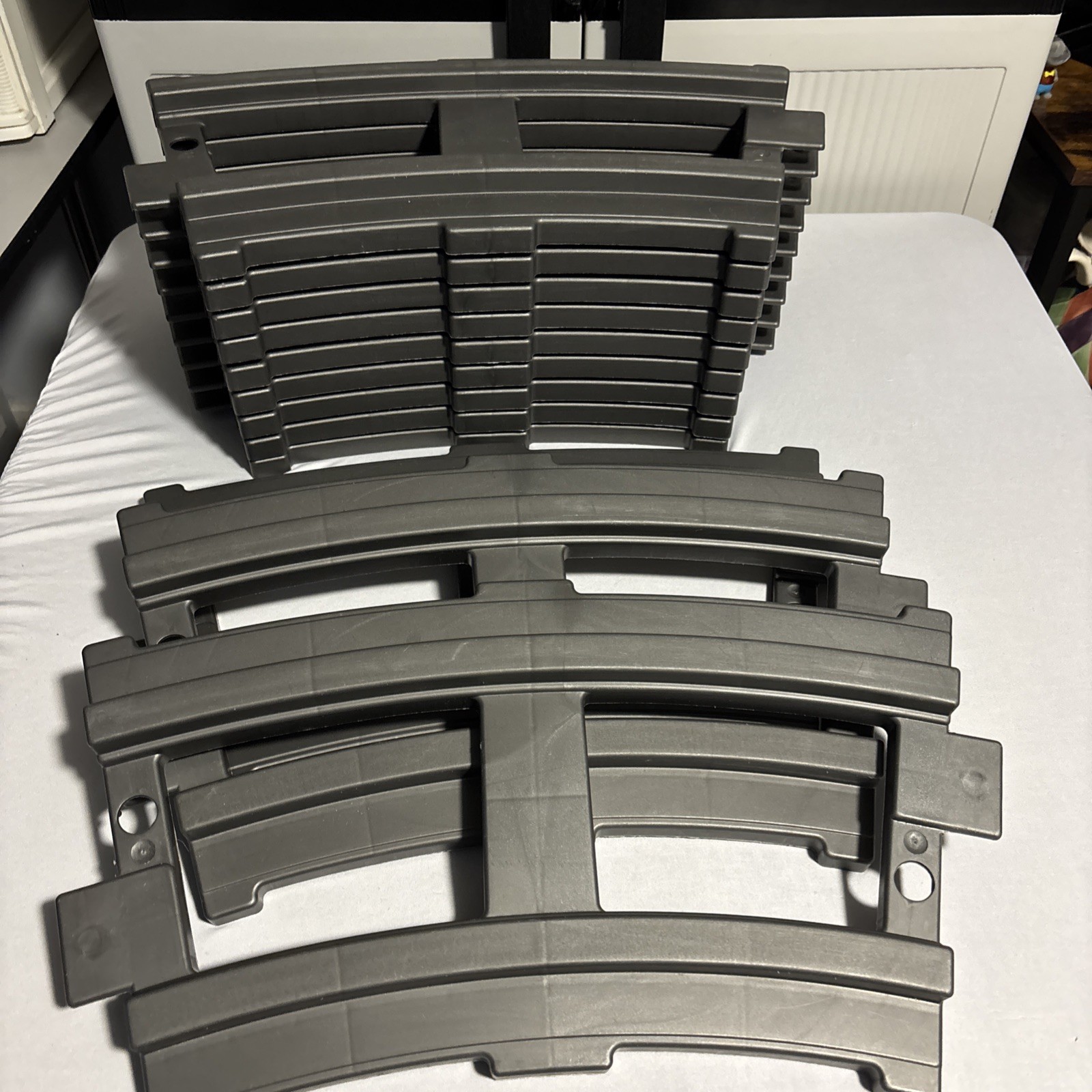 Peg Perego 12 Curved Track Set Ride-On Train Choo Choo Express / Santa Fe