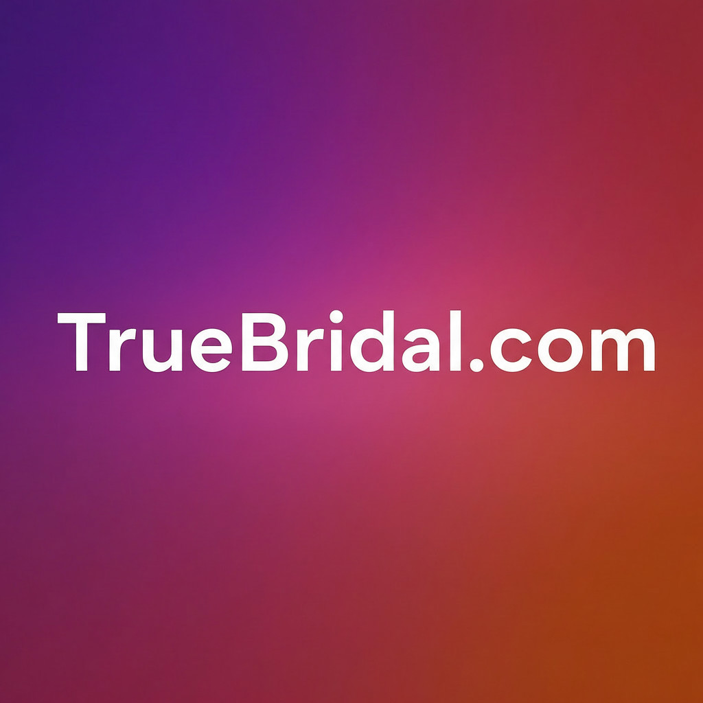 TrueBridal.com - Premium 2-Word .COM Domain Name Bridal Wedding Fashion Planning