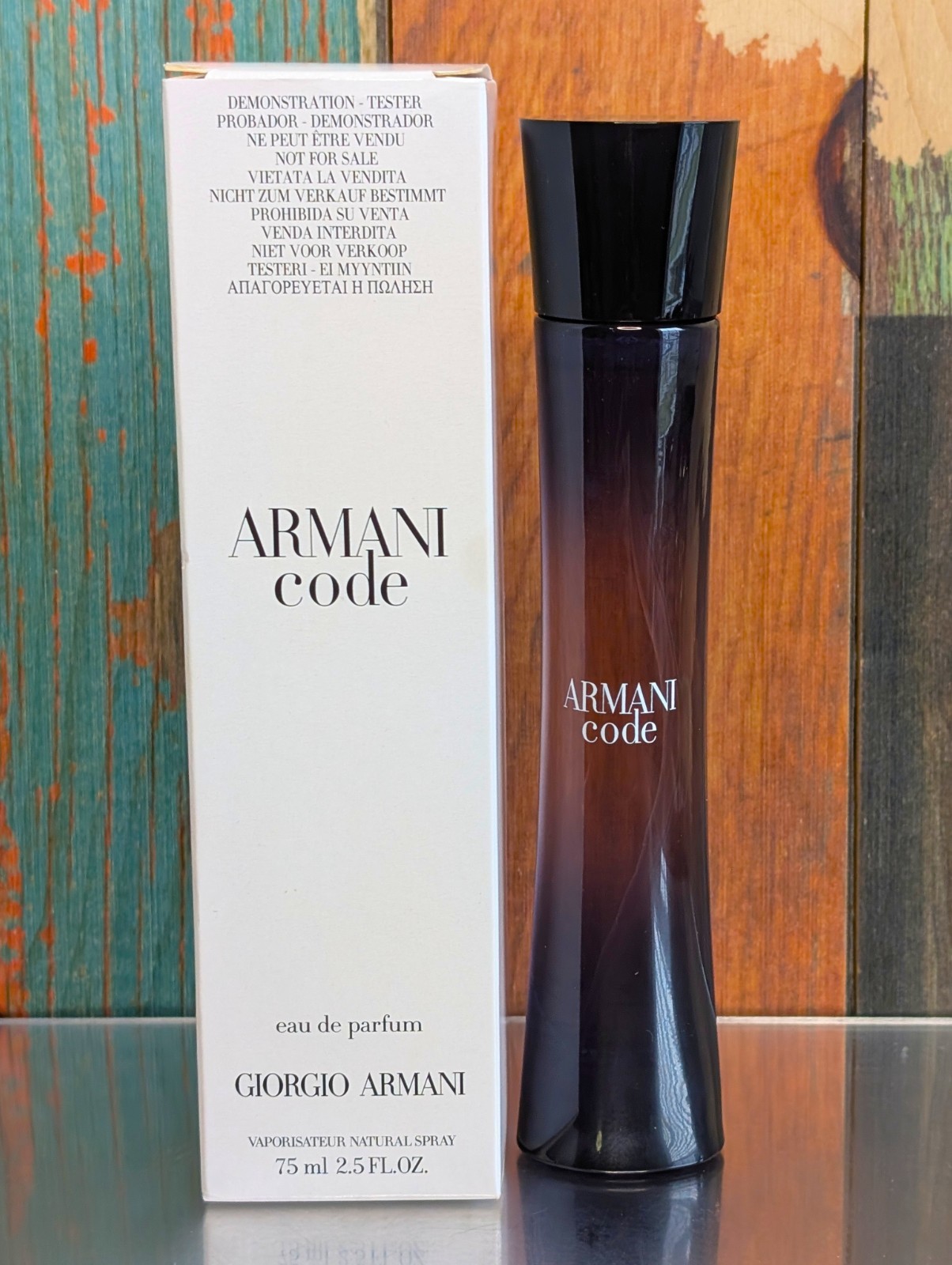 ARMANI CODE EAU DE PARFUM WOMENS 2.5 fl oz 75ml TSTR NIB 100% AUTHENTIC