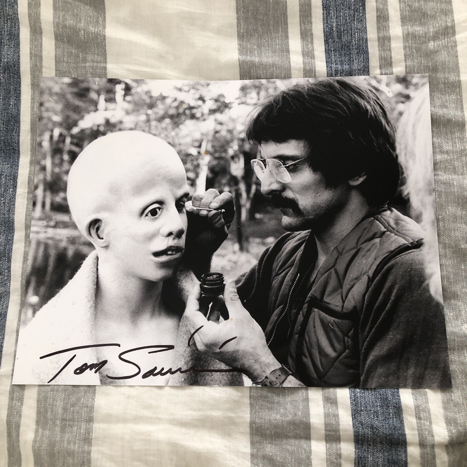 Tom Savini Friday The 13th Autographed 8x10
