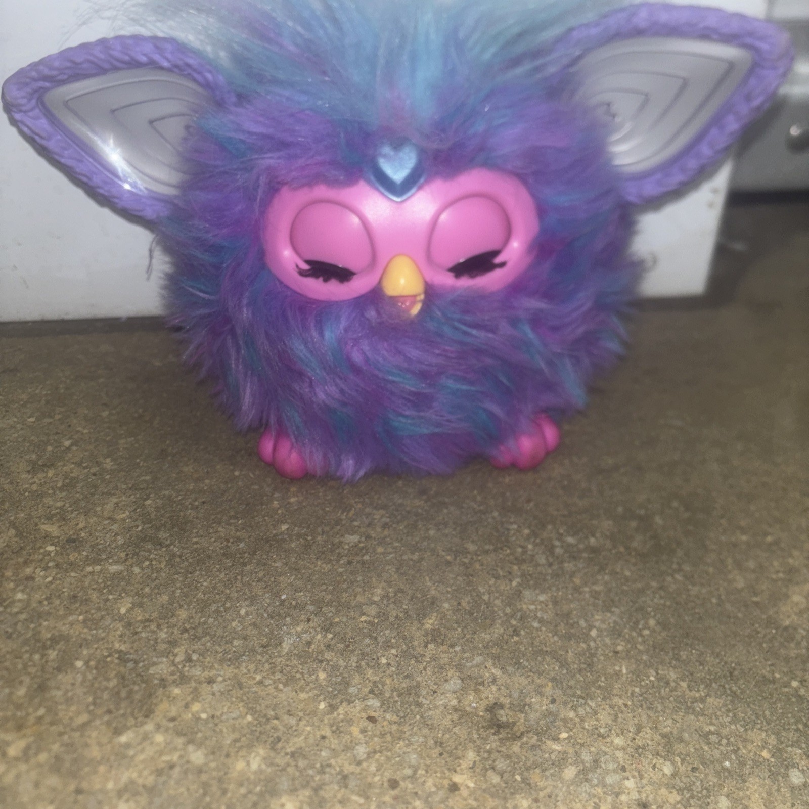 FURBY Purple Blue Talking Plush Interactive Toy 2023 Hasbro Lights Sounds WORKS