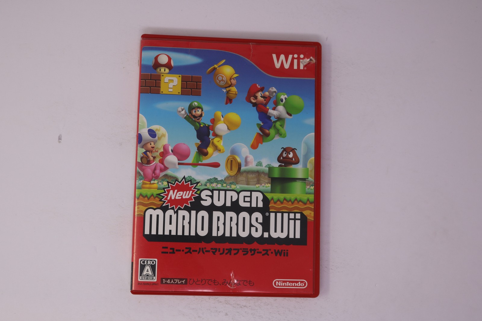 New Super Mario Bros. Wii Nintendo Wii JPN (Region Locked)