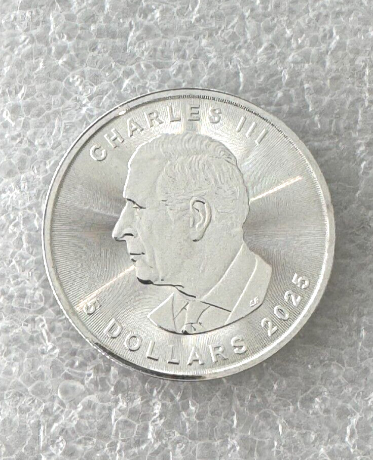 2025 Silver $5 Silver Canadian Maple Leaf 1 oz Brilliant Uncirculated