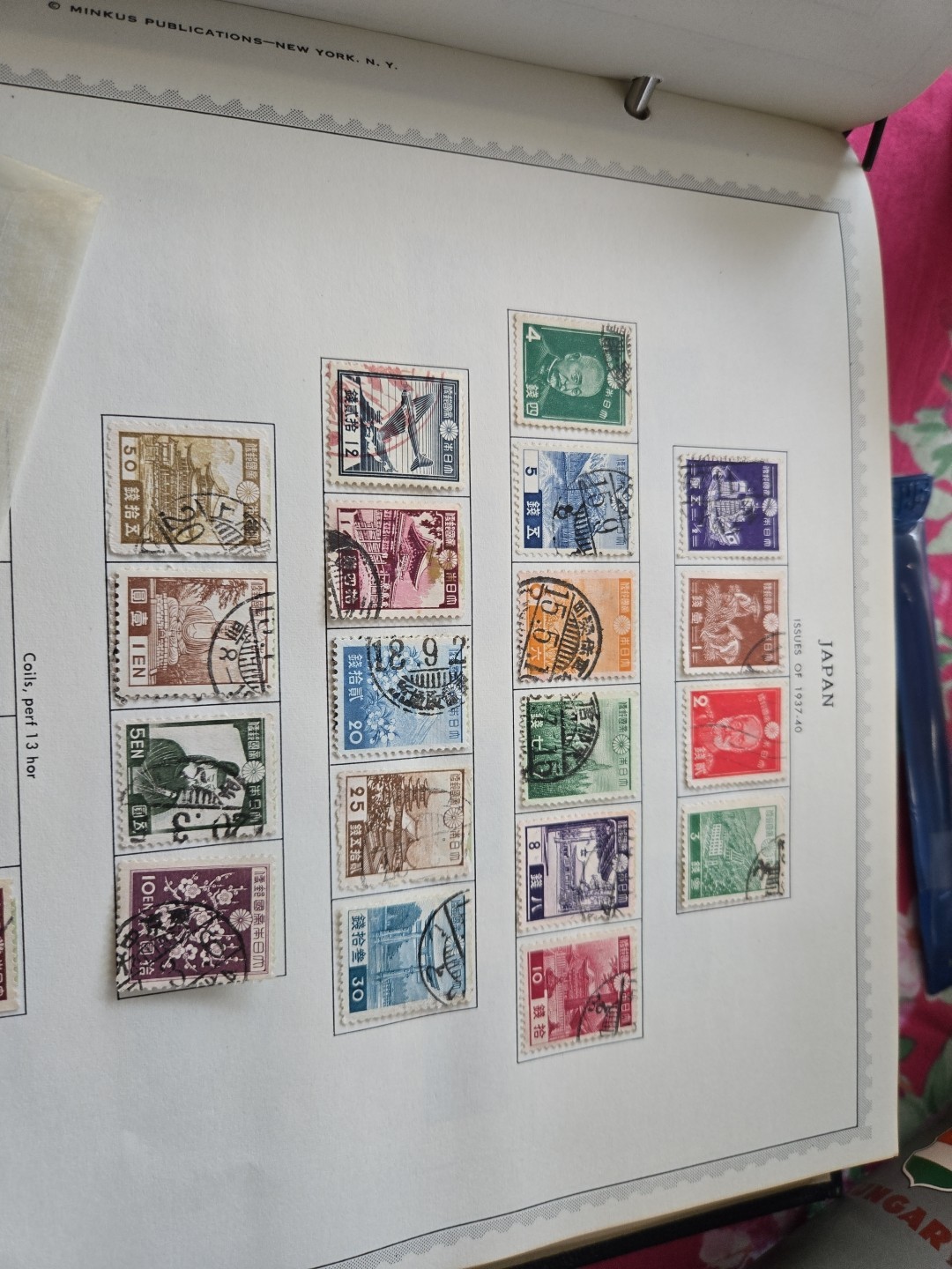 JAPAN 1937 Definitive issue - Pictorials -  Sc# 257-275 used VF