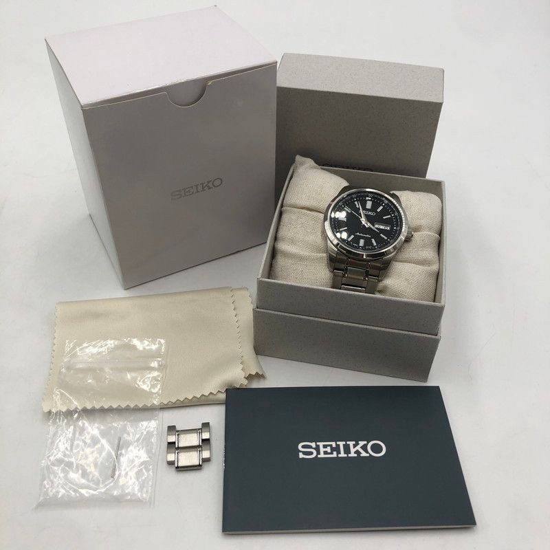 Seiko Mechanical SARV003 Timepiece Automatic Mens 42mm Silver Watch