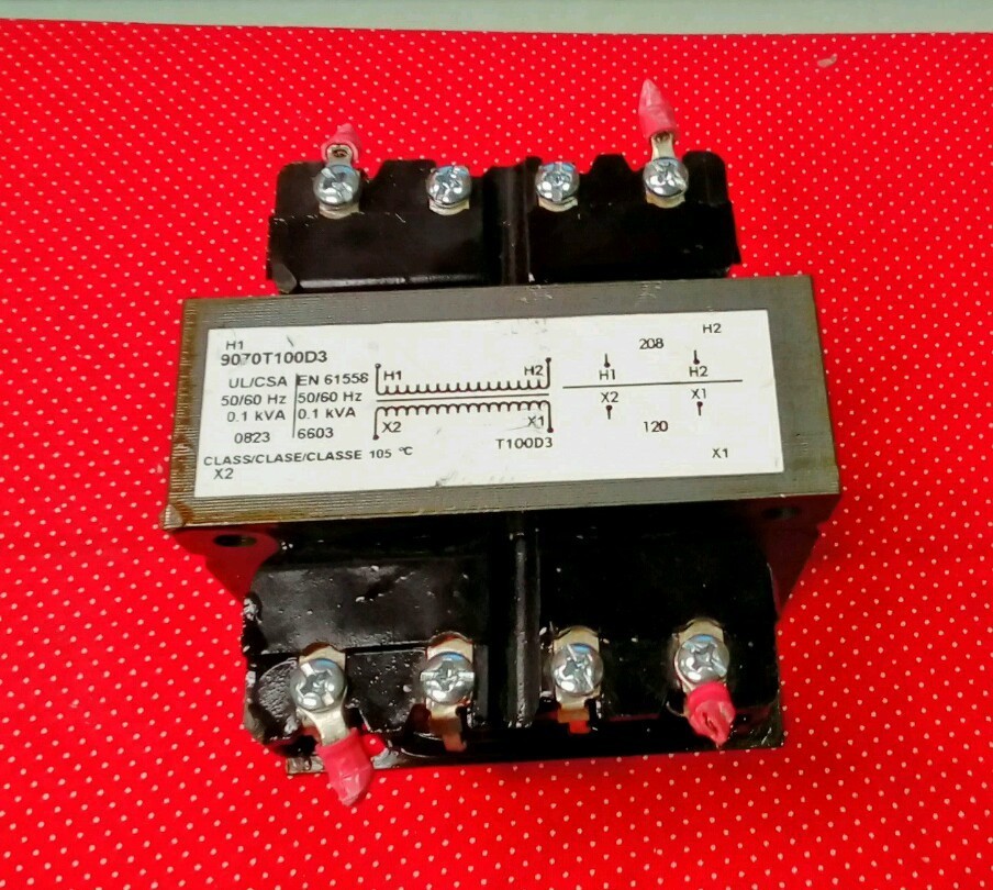 SCHNEIDER ELECTRIC SQUARE D 9070T100D3 Industrial Control Transformer