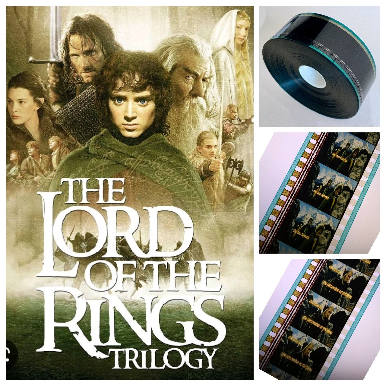 35mm THE LORD OF THE RINGS (TRILOGY) FILM/MOVIE/TRAILER LOTR IL SIGNORE ANELLI