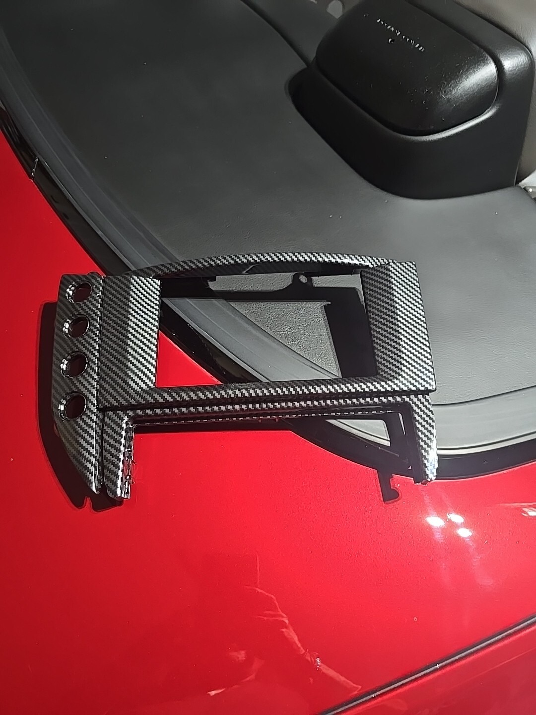 OEM Maserati GranTurismo GT/GC Center Dash CARBON FIBER Radio Console Panel Trim