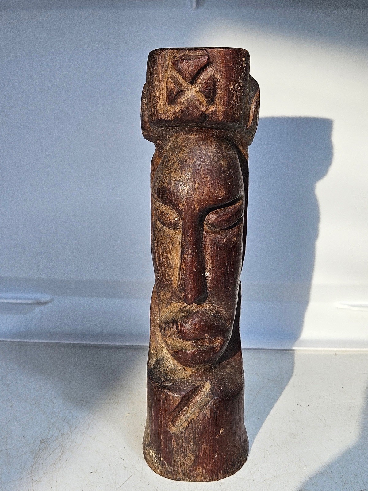 Vintage African Tribal Carved Wood Animal Spirit Figure - 10" Heirloom Sculpture