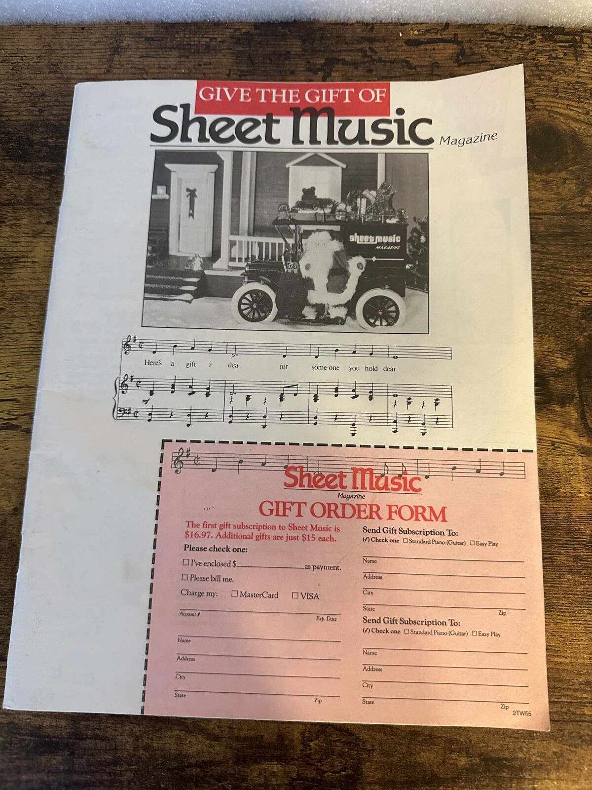 Sheet Music Magazine  1993- 63 Pages