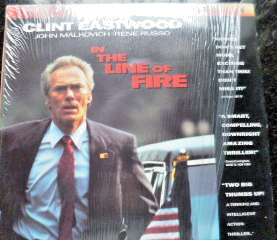 In the Line of Fire (LaserDisc) NTSC version Mint condition