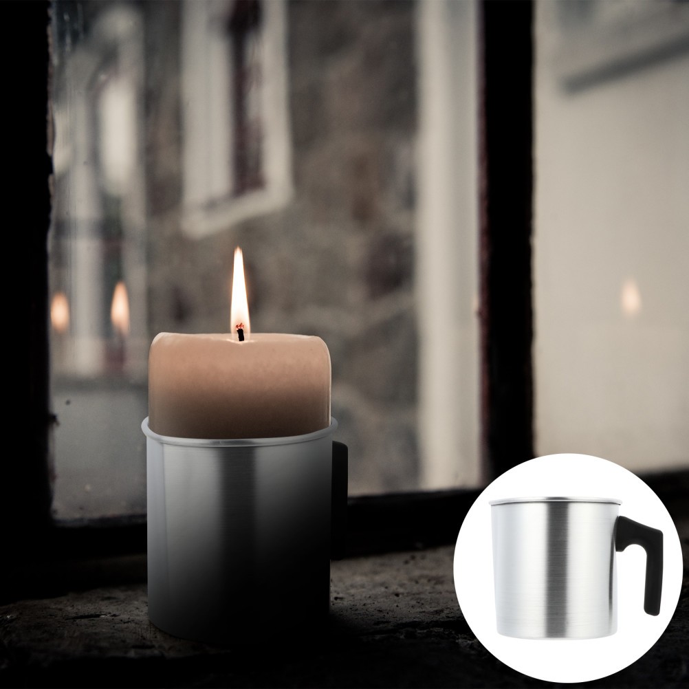 Candle Melting Pot Alloy Plastic Container 1.2 L Wax Melting Cup Candle Tool