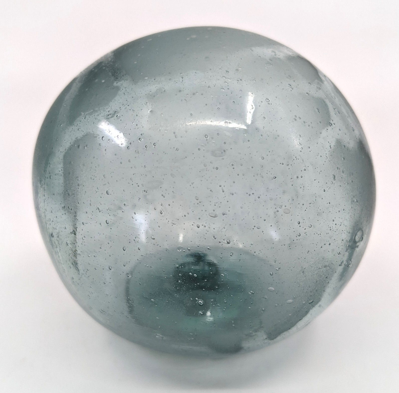 Blown Glass 3" Fishing Float Vintage Ball with Makers Mark A