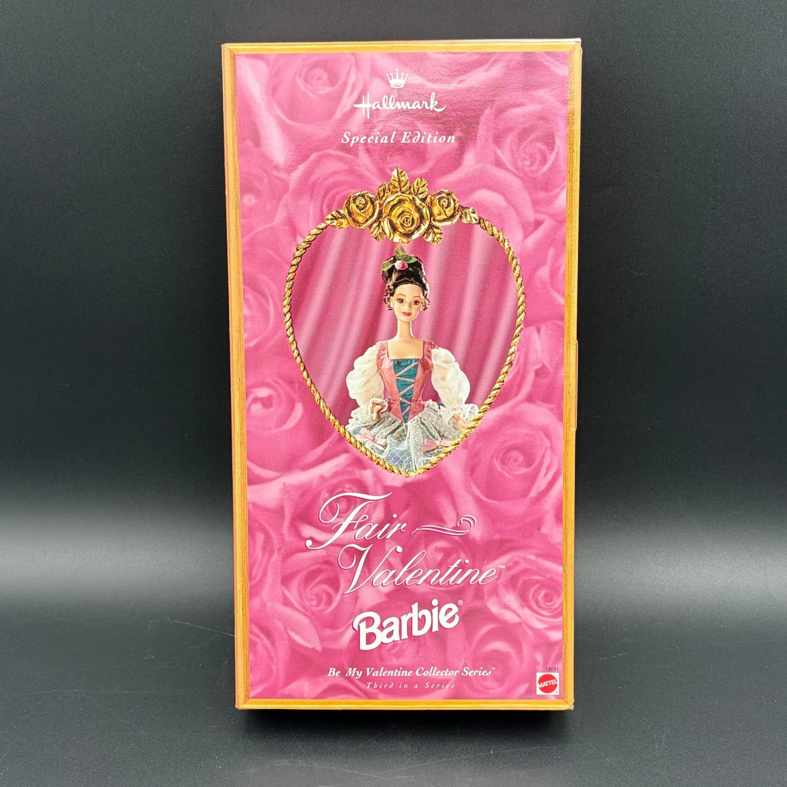 Fair Valentine Barbie Hallmark Special Edition 1997 Be My Valentine Series 18091