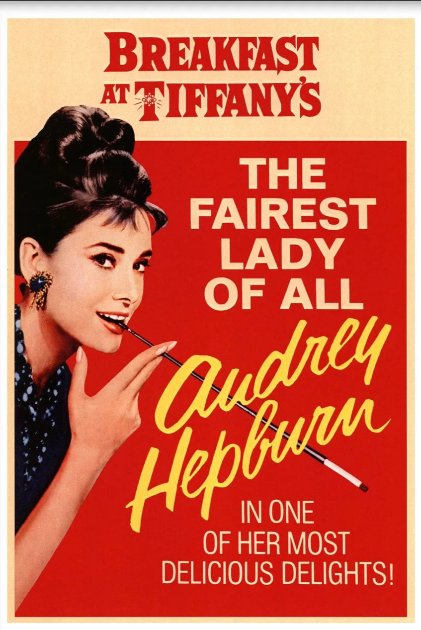Audrey Hepburn in Breakfast at Tiffany's Classic Movie Poster Picture Photo 6x8