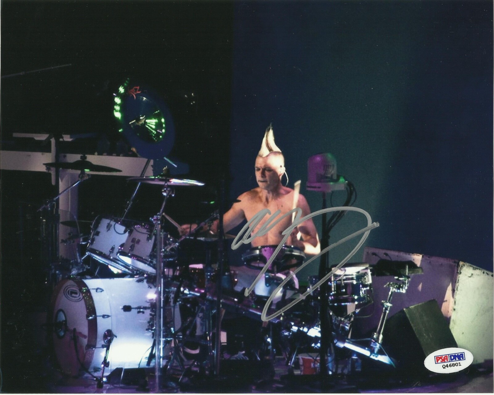 Adrian Young No Doubt Signed Autograph PSA/DNA Authenticated 8x10 Photo 