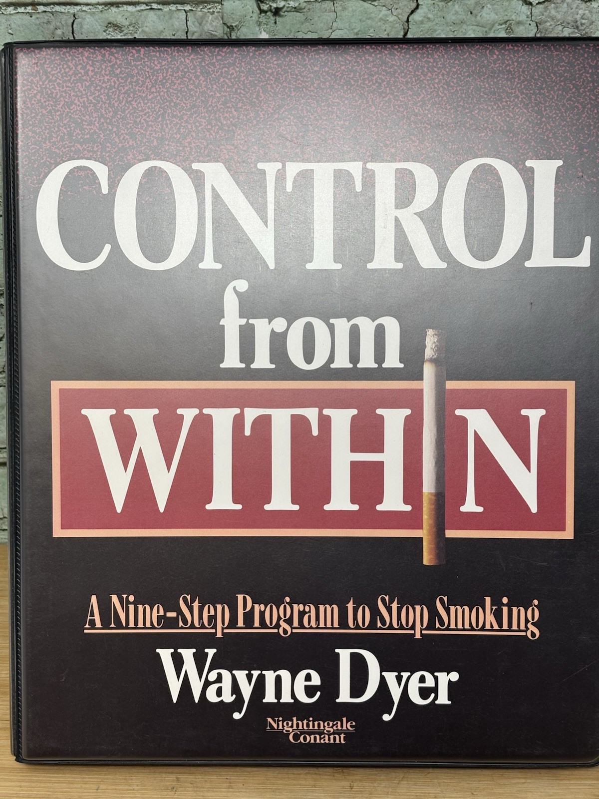 Dr. Wayne Dyer Control From Within Cassette Tapes 9 Step Program To Quit Smoking