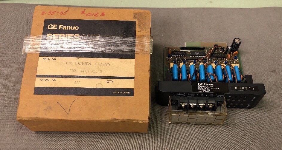 NEW OLD STOCK GE FANUC 8 CIRCUIT 230V INPUT MODULE IC610MDL127A