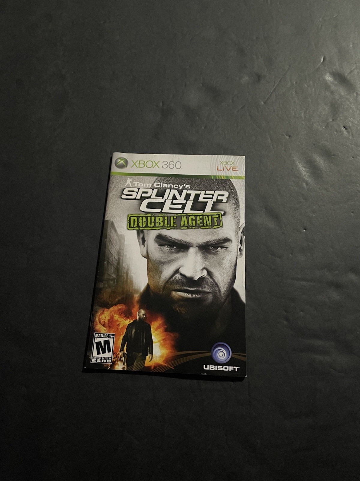 splinter cell double agent xbox 360 Manual Only