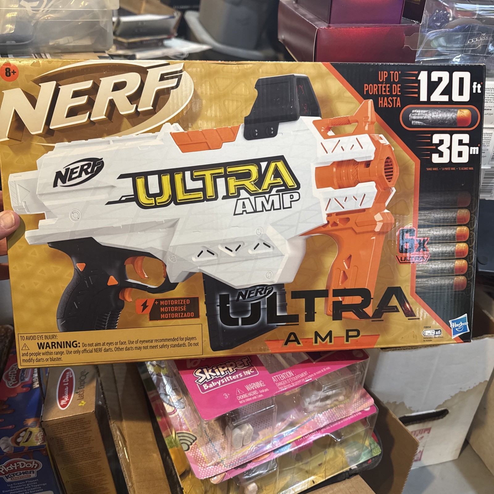 Nerf ULTRA Amp Motorized Blaster W/clip
