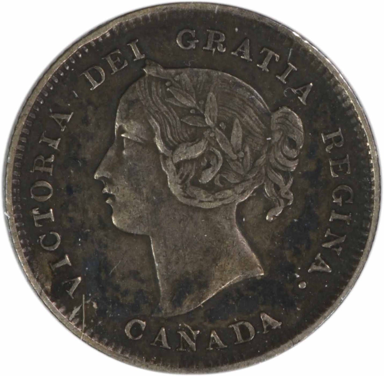 1894 Canada 5 Cents KM2 EF Uncertified #710