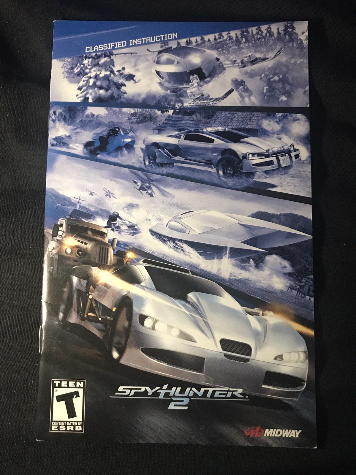 Spy Hunter 2 Spyhunter II Playstation 2 PS2 Instruction MANUAL ONLY (No Game)