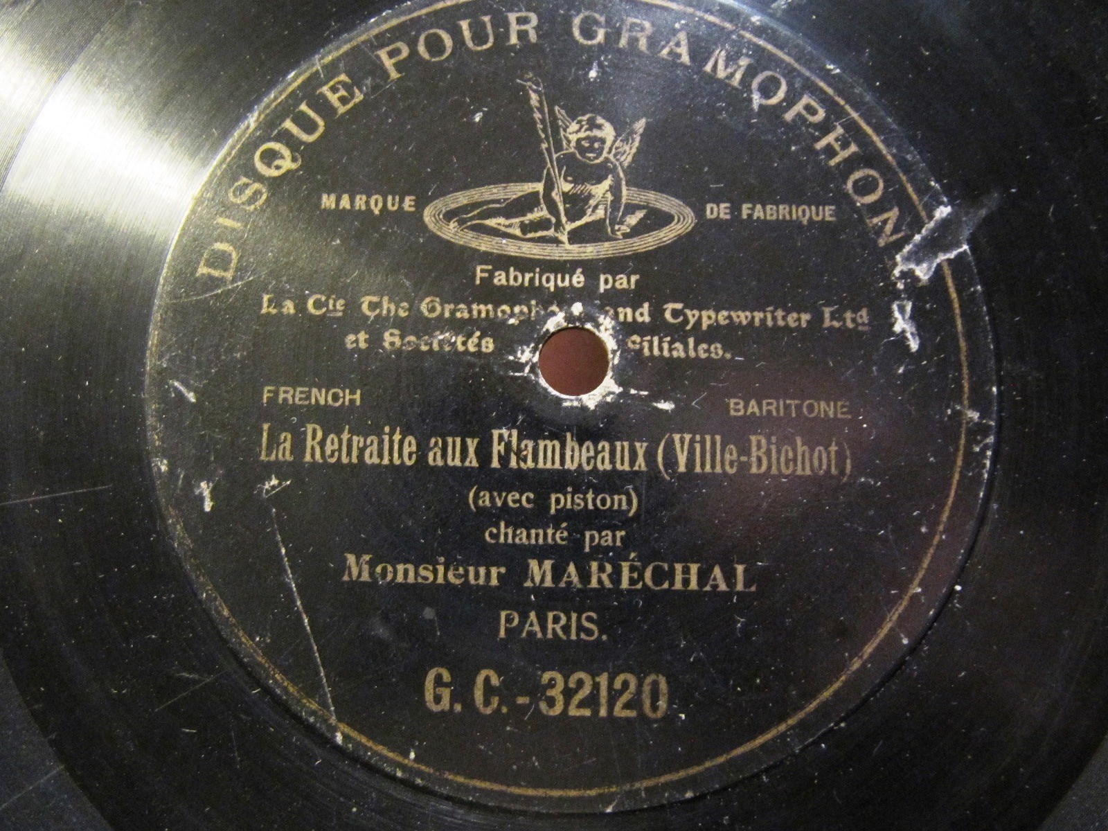 1902 G&T Cornet ANDRE MARECHAL de l'Eldorado French Retraite aux Flambeaux 32120
