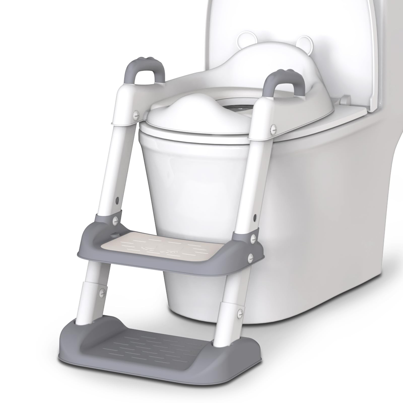 Potty Training Seat with Step Stool Ladder for Toddlers, Adjustable Kids Toil...