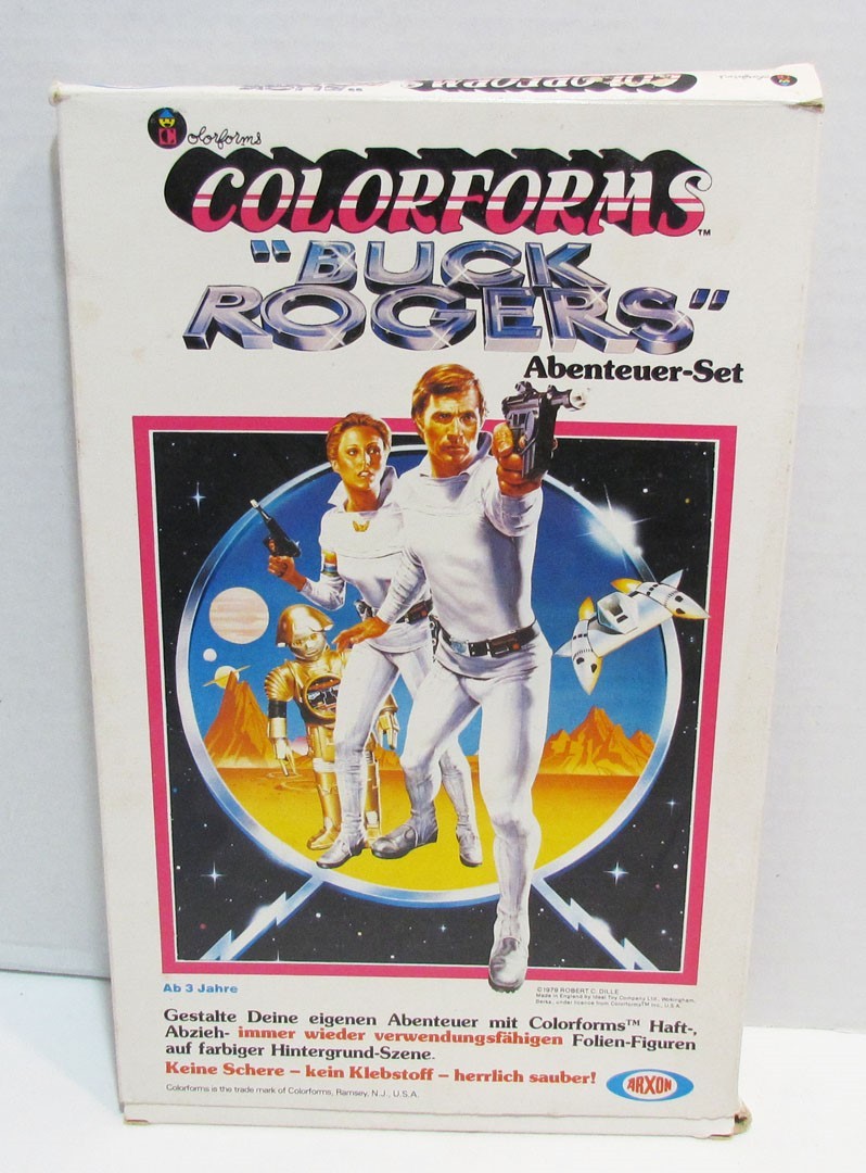 BUCK ROGERS COLORFORMS ADVENTURE SET 1979 UNUSED from GERMANY ARXON IDEAL GERMAN