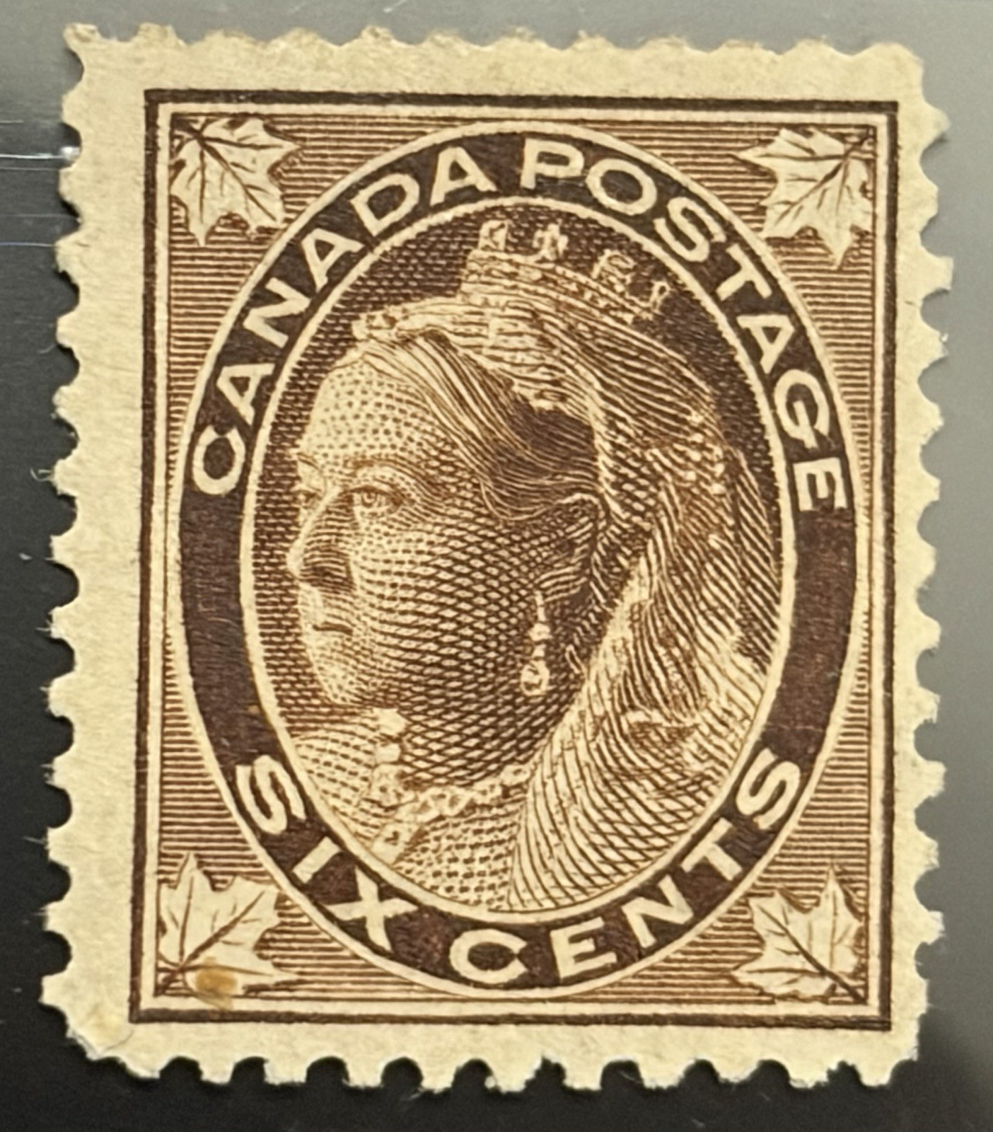 CANADA - # 71 QV 6 Cents Mint Never Hinged - CV $ 350