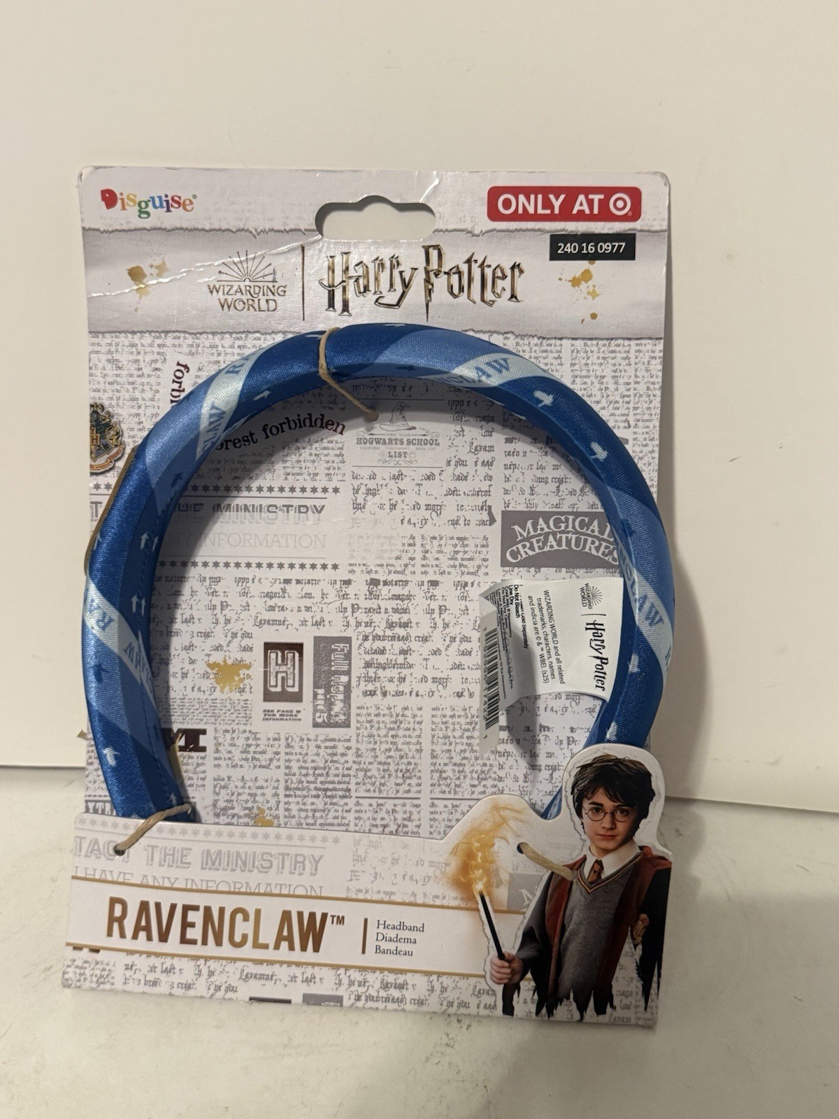 HARRY POTTER RAVENCLAW HOUSE COSPLAY HEADBAND-DISGUISE-ADULT ONE SIZE-NWT!