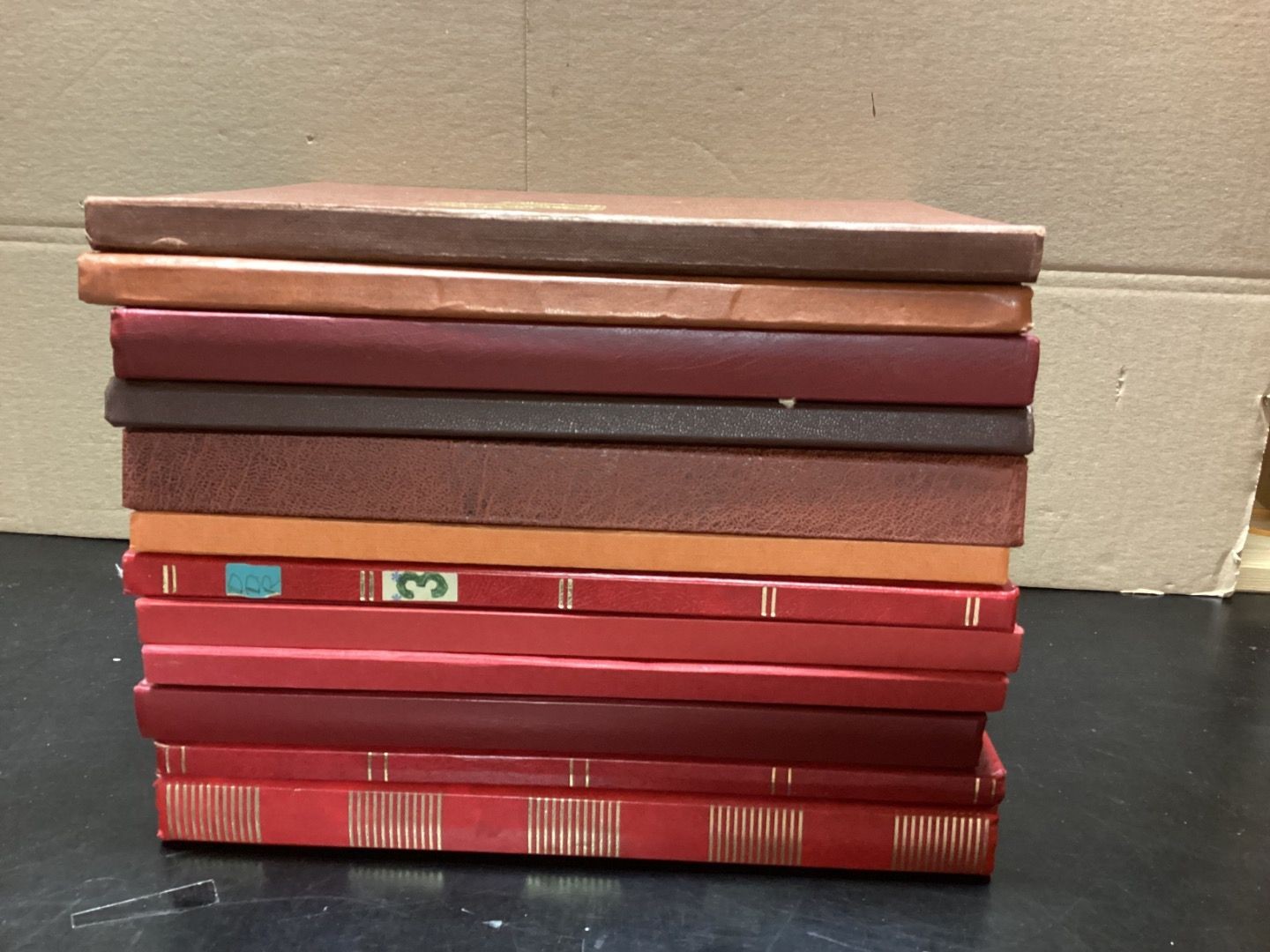 Stock albums stamp albums 11 pieces white used