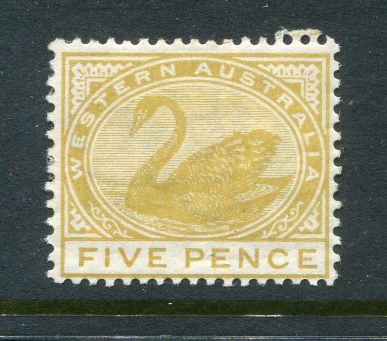 Western Australia #66 Swan 5 P. [Mint Hinged]