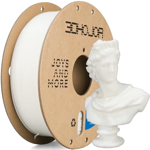 PLA High Speed Printer Filament 1.75mm 1kg Cardboard Spool (2.2lbs) Hs-white