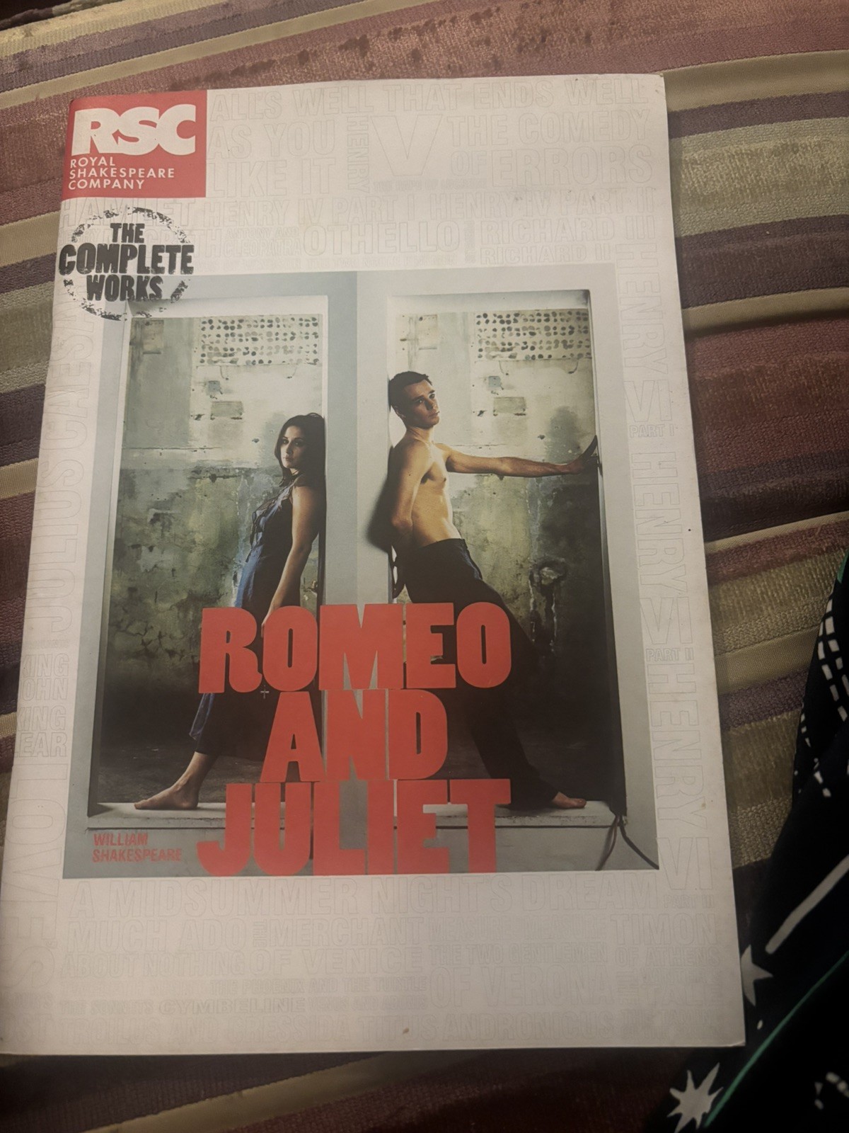 2006 Theatre programme Romeo and Juliet RSC 