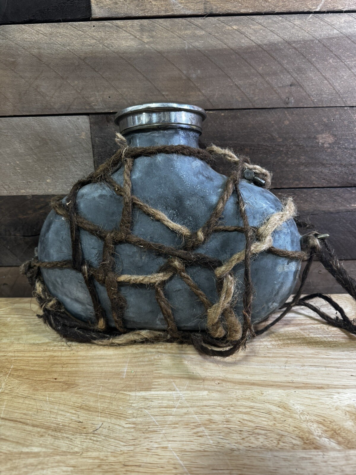 Antique Jodhpur Zinc Metal Works Canteen Water Cooler Rare Desert Camel