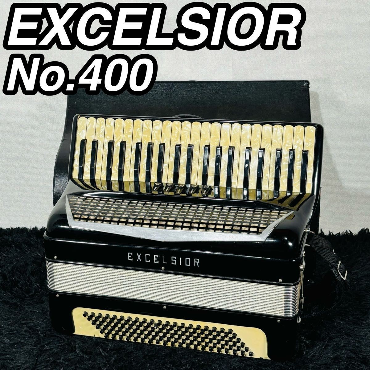 Excelsior No.400 accordion 41 keys 120 bass bellows instrument