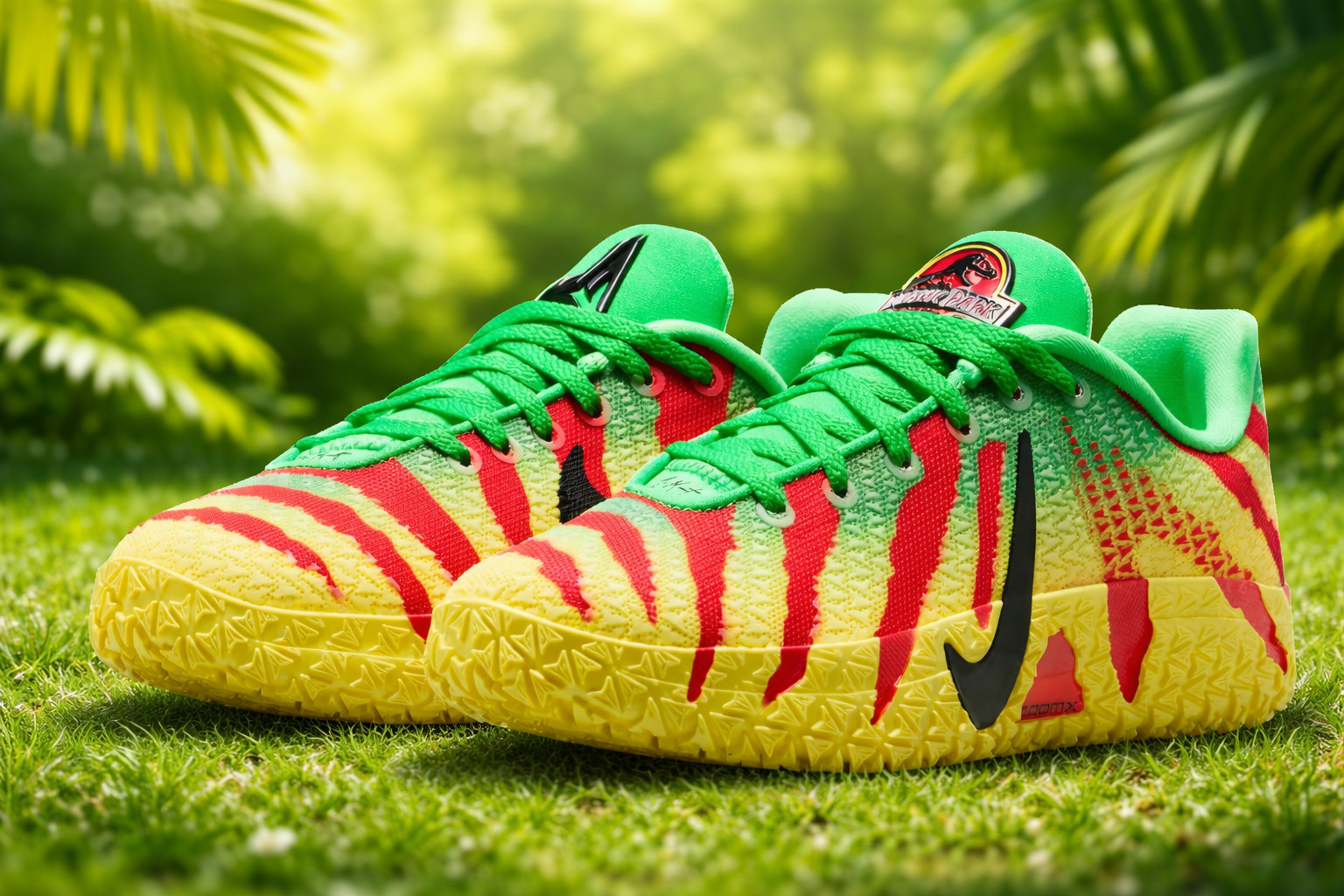 MEN JU-rassic Park x Ja 3 “Green Spark”  - All Size US 7-12