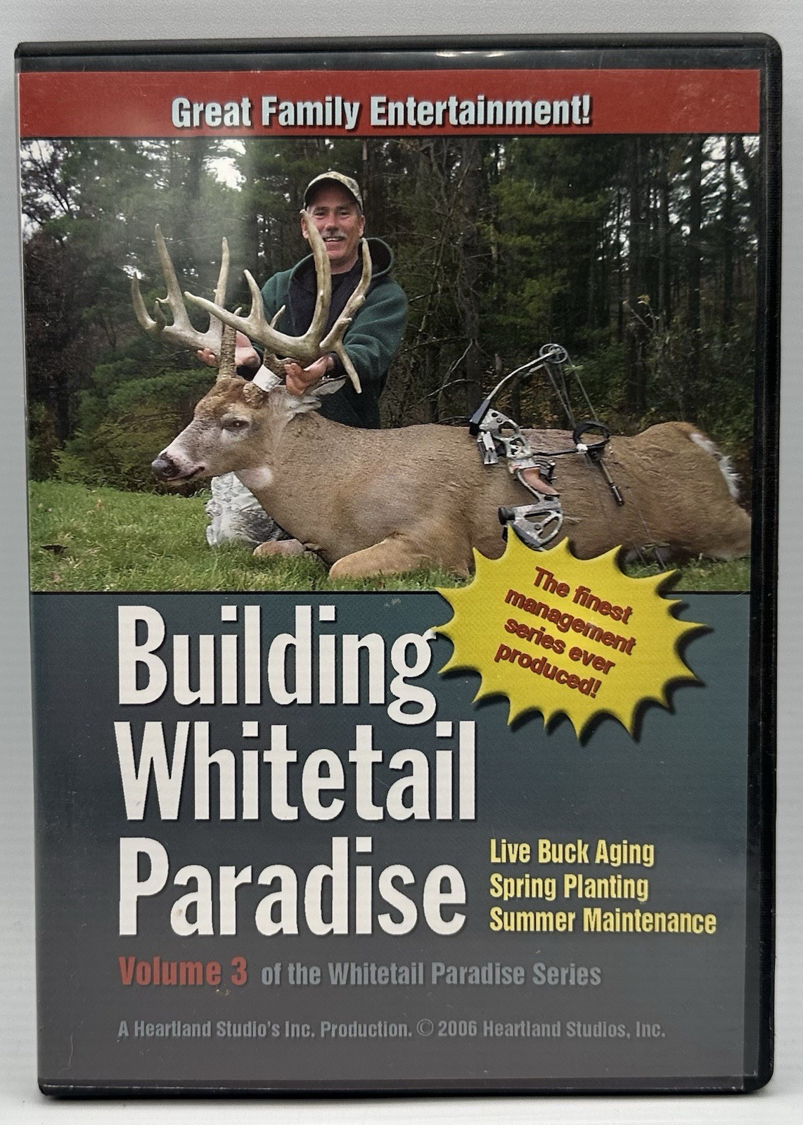 Building Whitetail Paradise Volume 3 DVD Hunting Sports Heartland Studios 2006