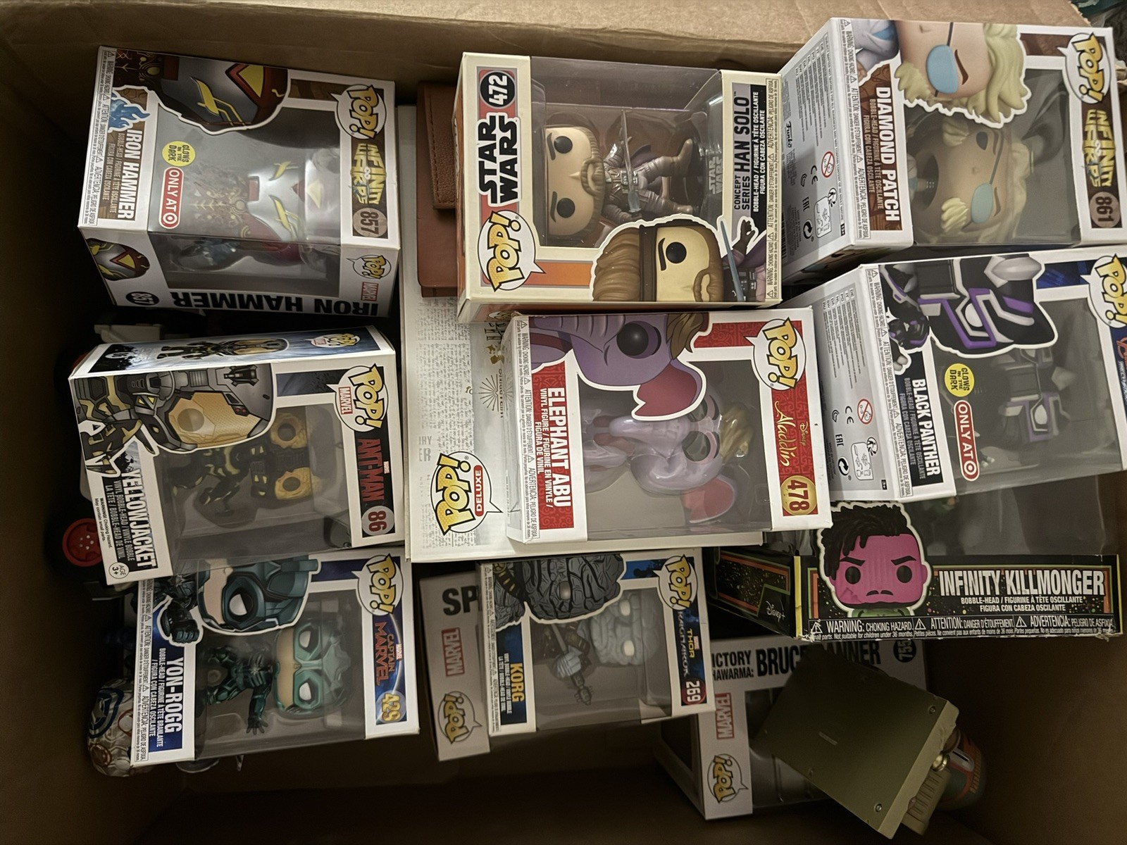 Mystery Mixed Lot of *10 Funko Pop! Figures + Appeal Blind Pack 