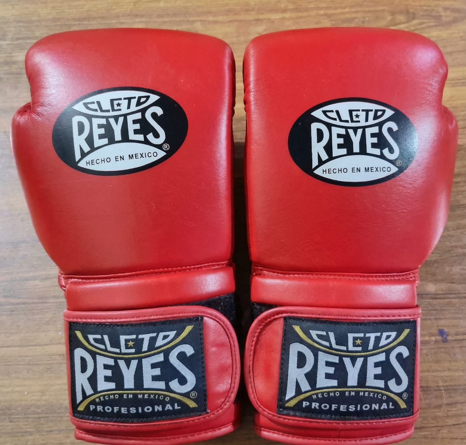 Cleto Reyes Leather Boxing Gloves Red Pro Sparring Training Fight Pro Gear